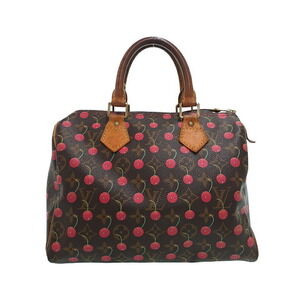 Louis Vuitton Monogram Cherry Red Speedy Handbag